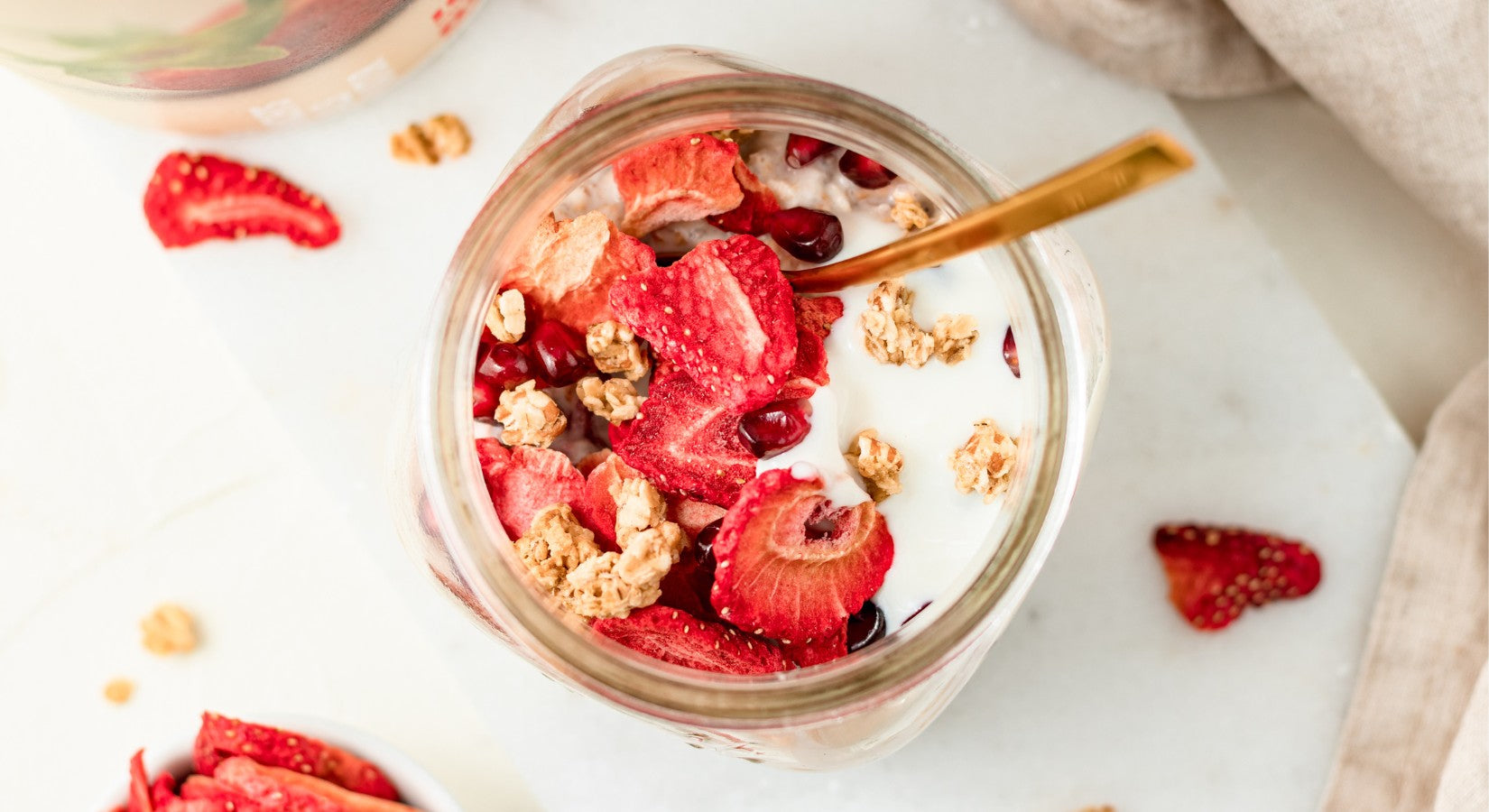 Erdbeer Overnight Oats