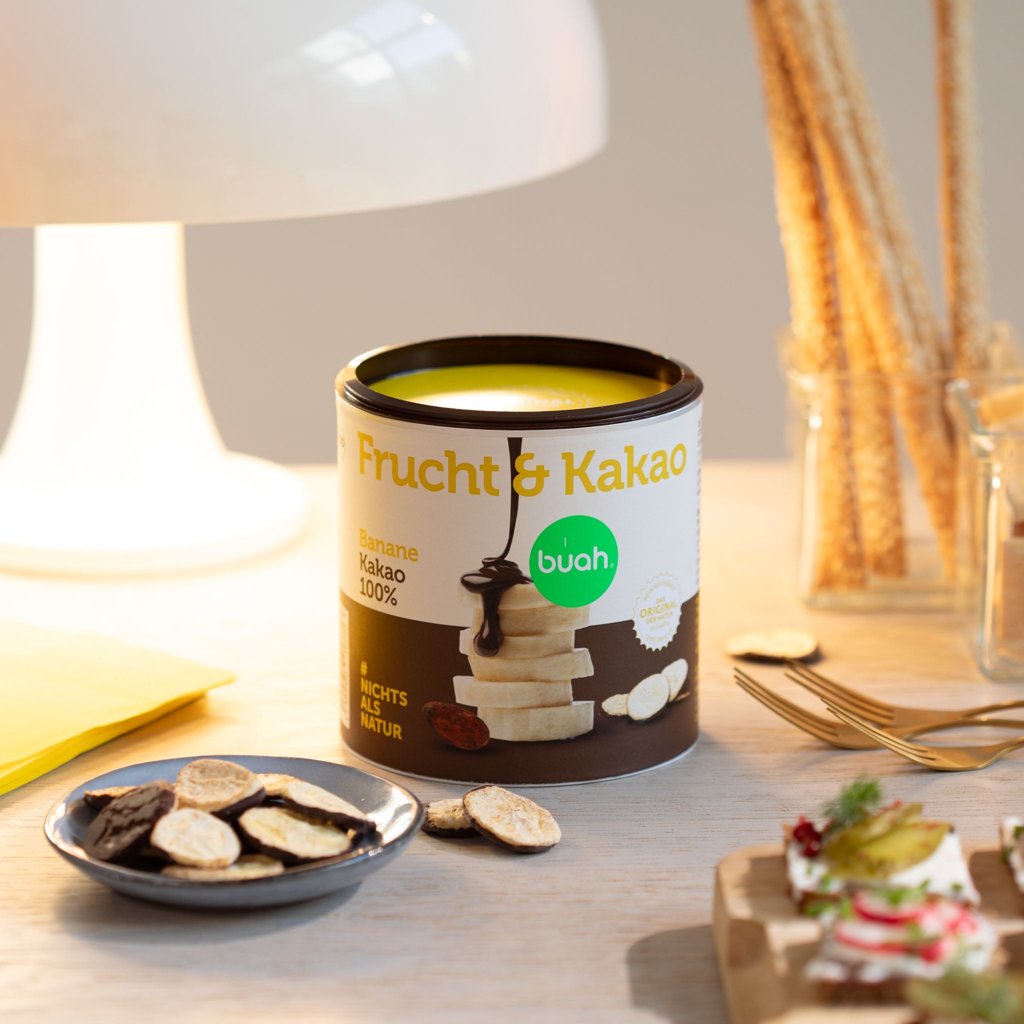 Fruit et cacao banane