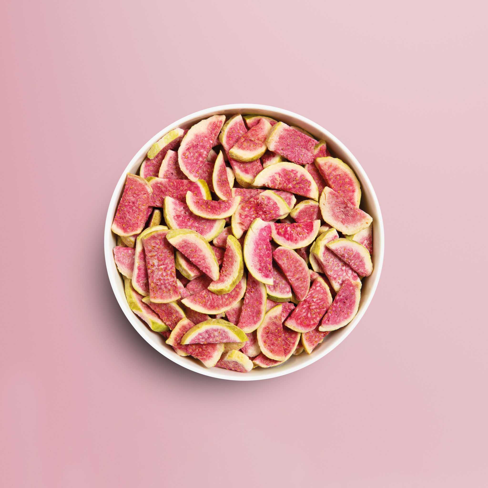 buah gefriergetrocknete Fege in einer Schale