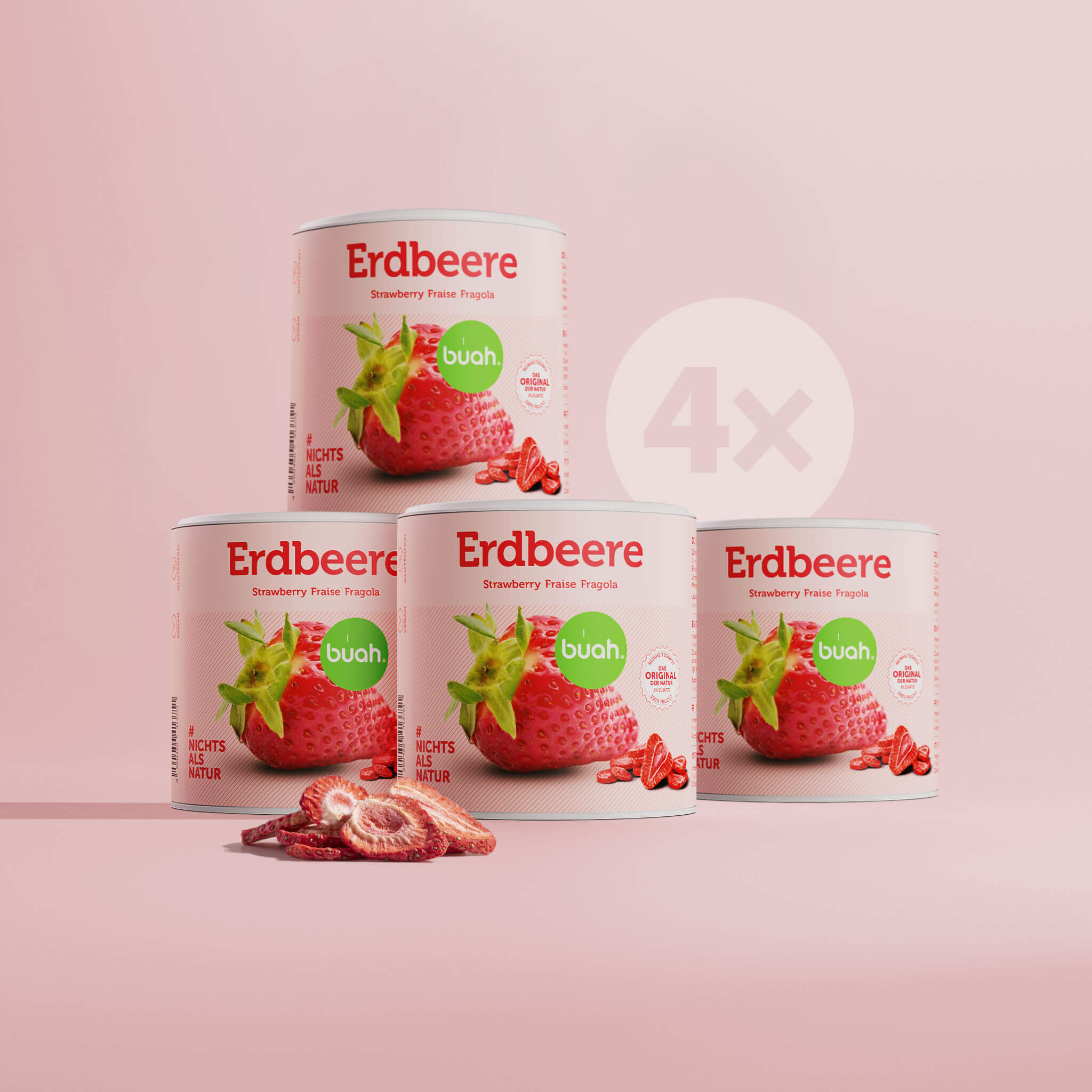 Fraises lyophilisées Maxi pack