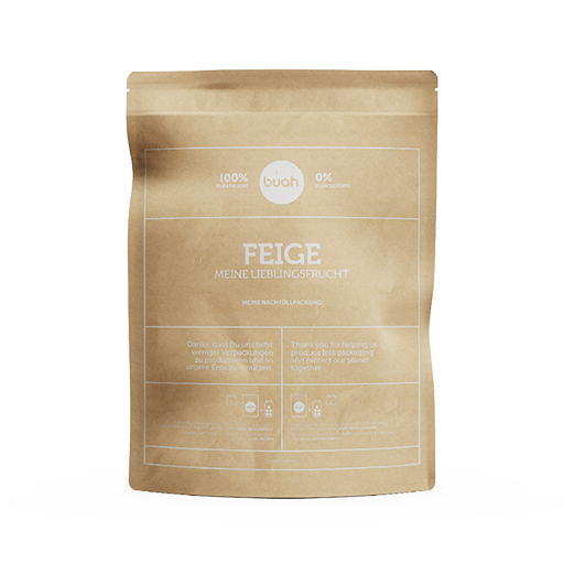 buah Vorteilspackung Feige in einer braunen Papierverpackung