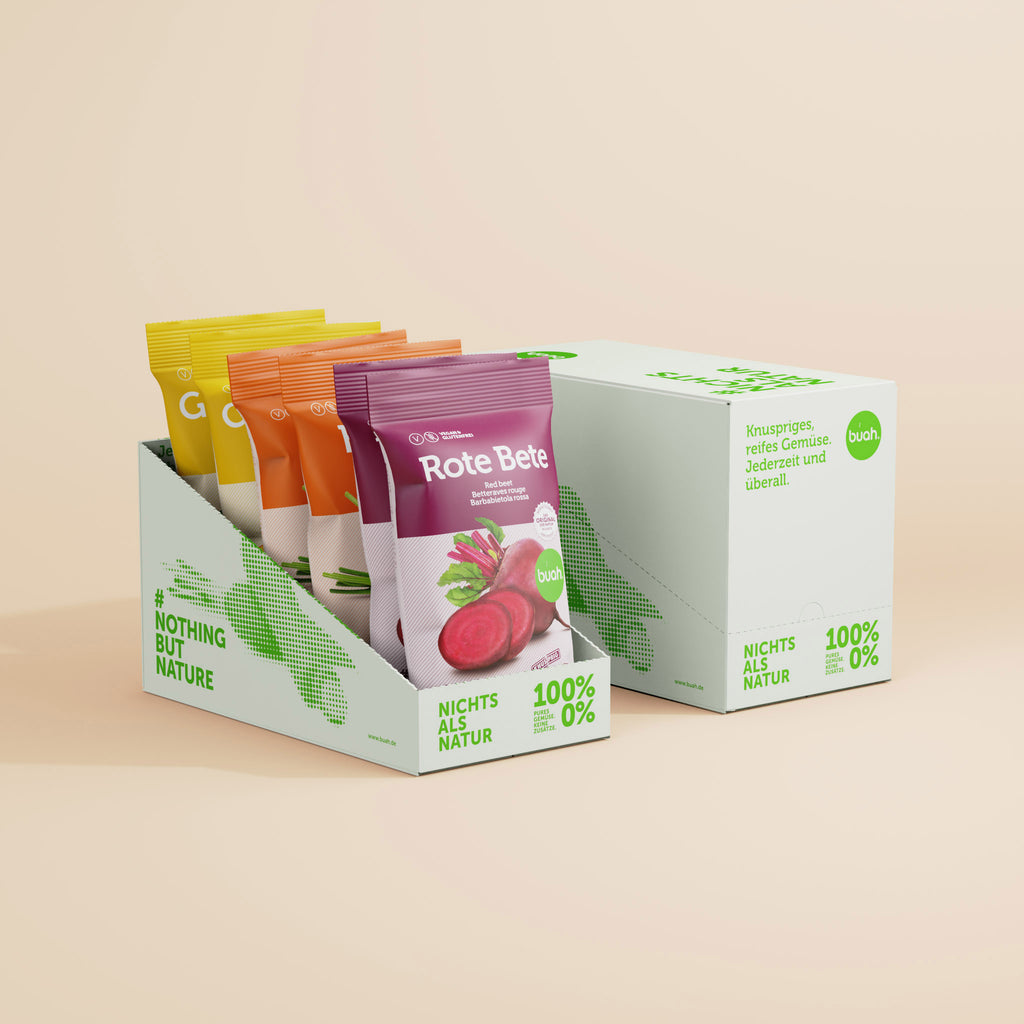 Coffret dégustation de chips de légumes