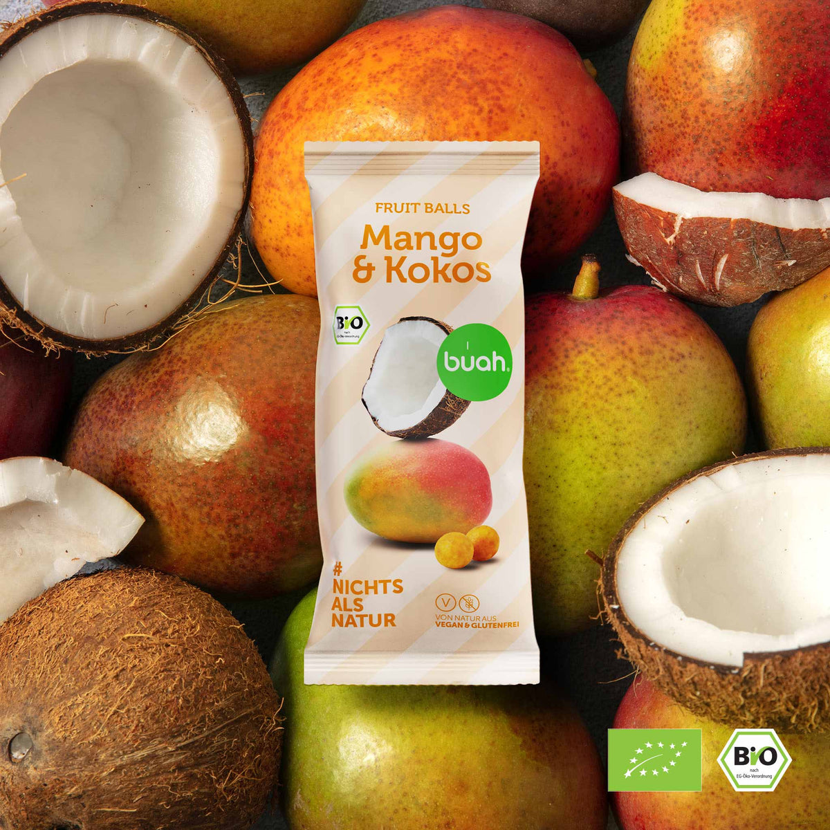 Bonbons à mâcher bio mangue coco